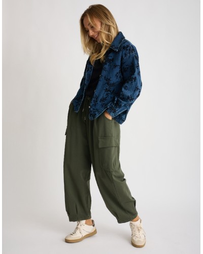 Pantalone Cargo Felpa