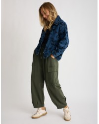 Pantalone Cargo Felpa