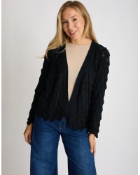 Cardigan Corto Punto Pavone
