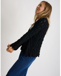 Cardigan Corto Punto Pavone