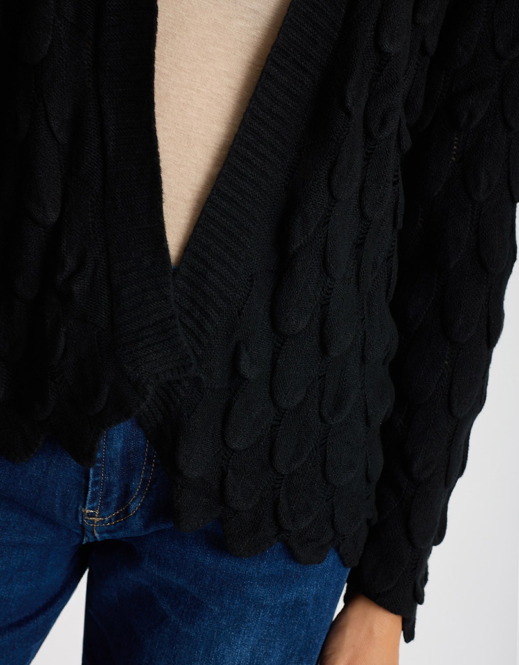 Cardigan Corto Punto Pavone