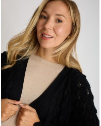 Cardigan Corto Punto Pavone