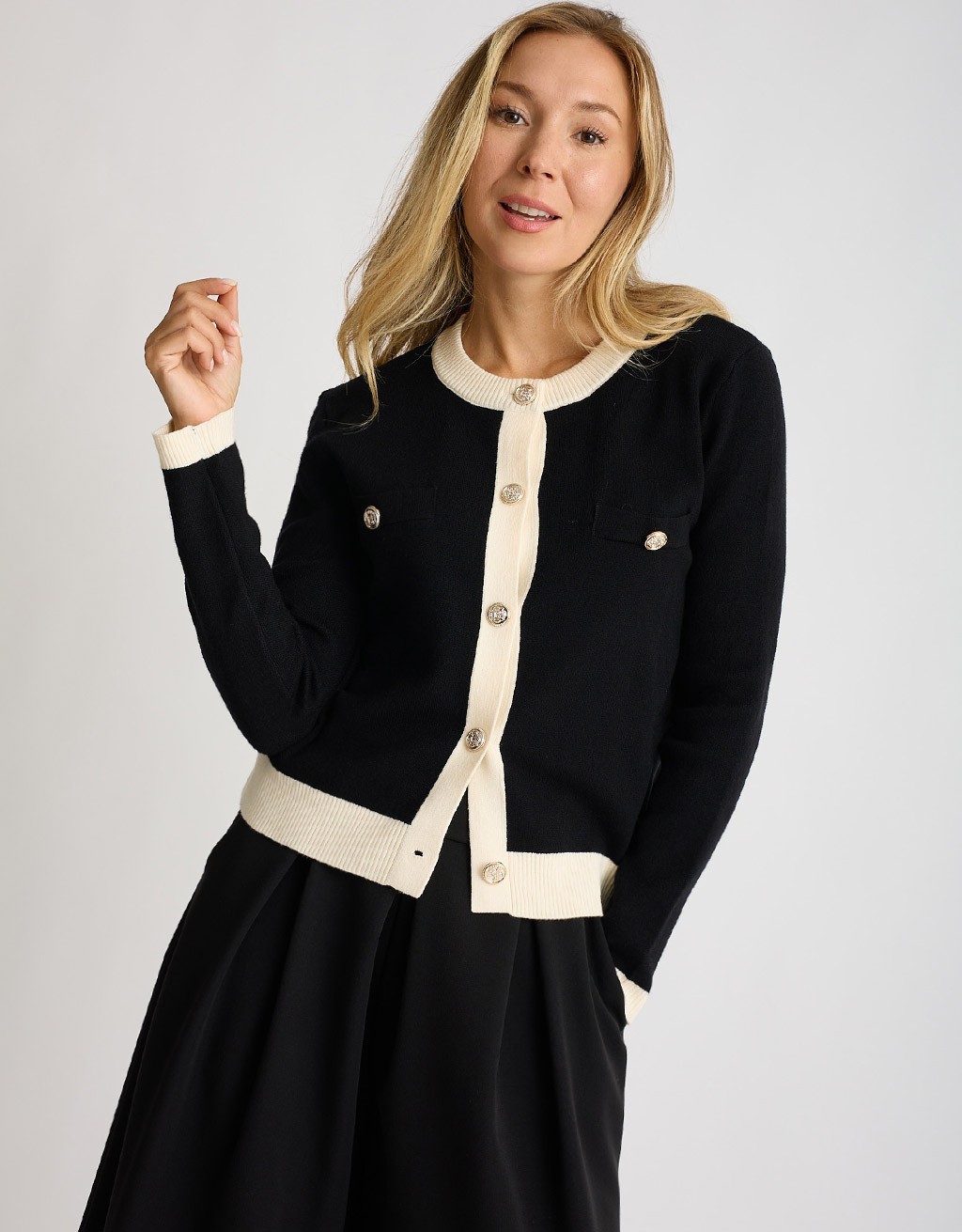 Cardigan Bicolore