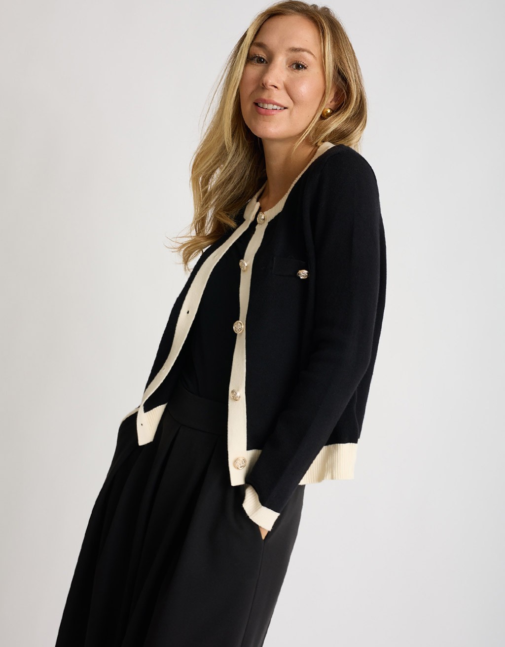 Cardigan Bicolore