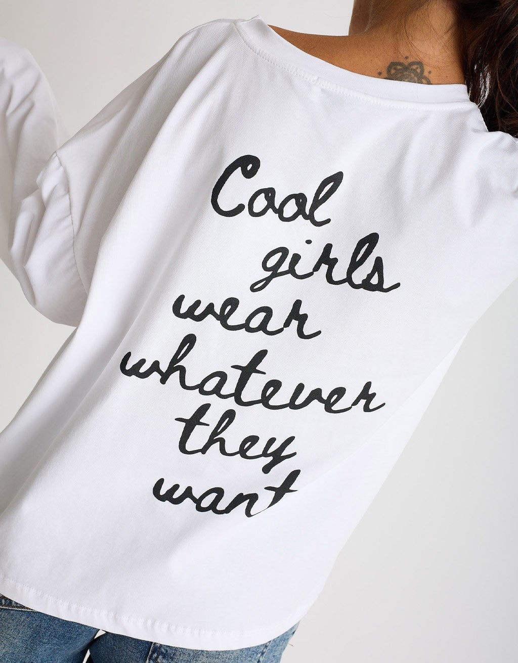 Maglietta Longsleeve Cotone "Cool Girls"