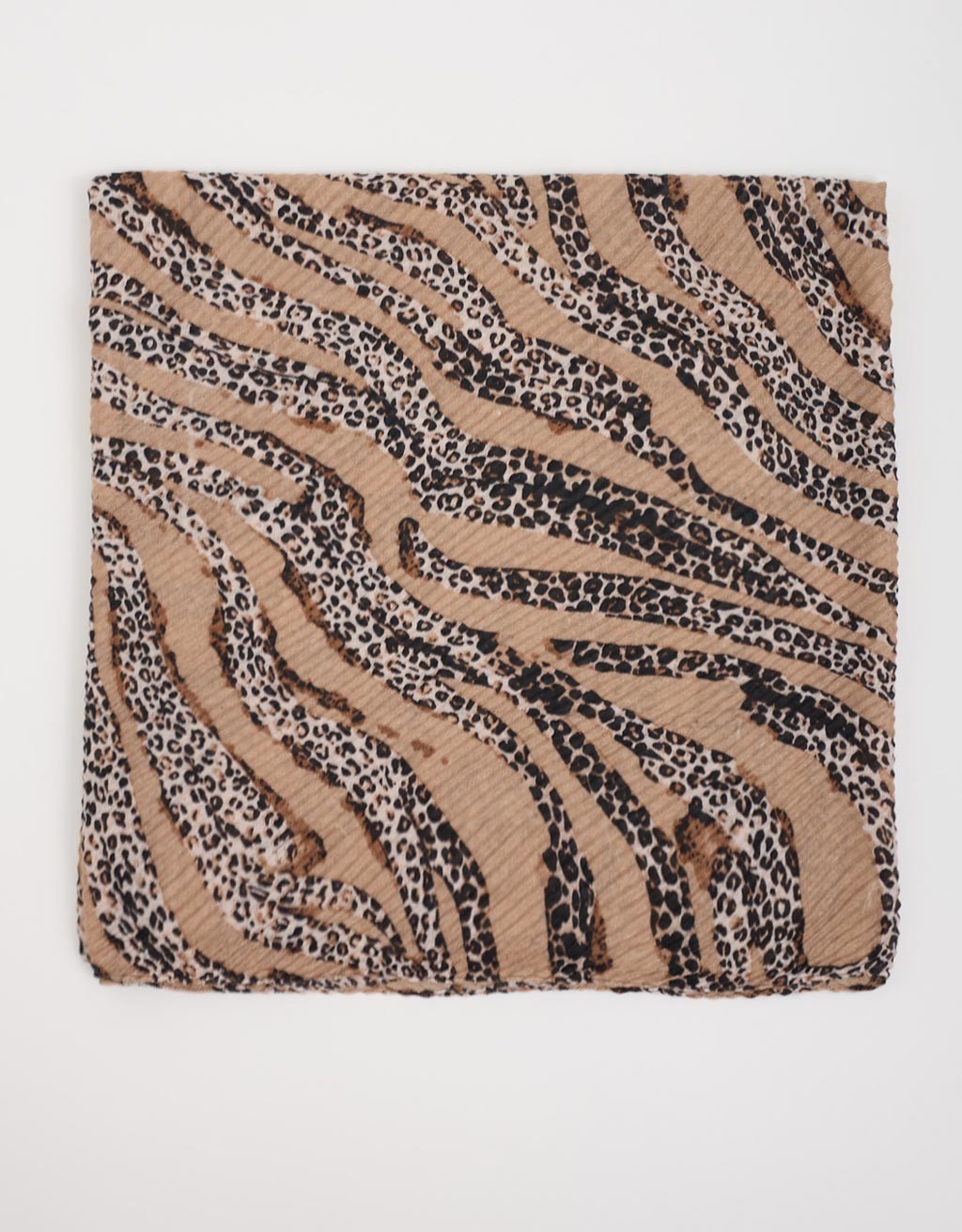 Sciarpa Plissettata Animalier