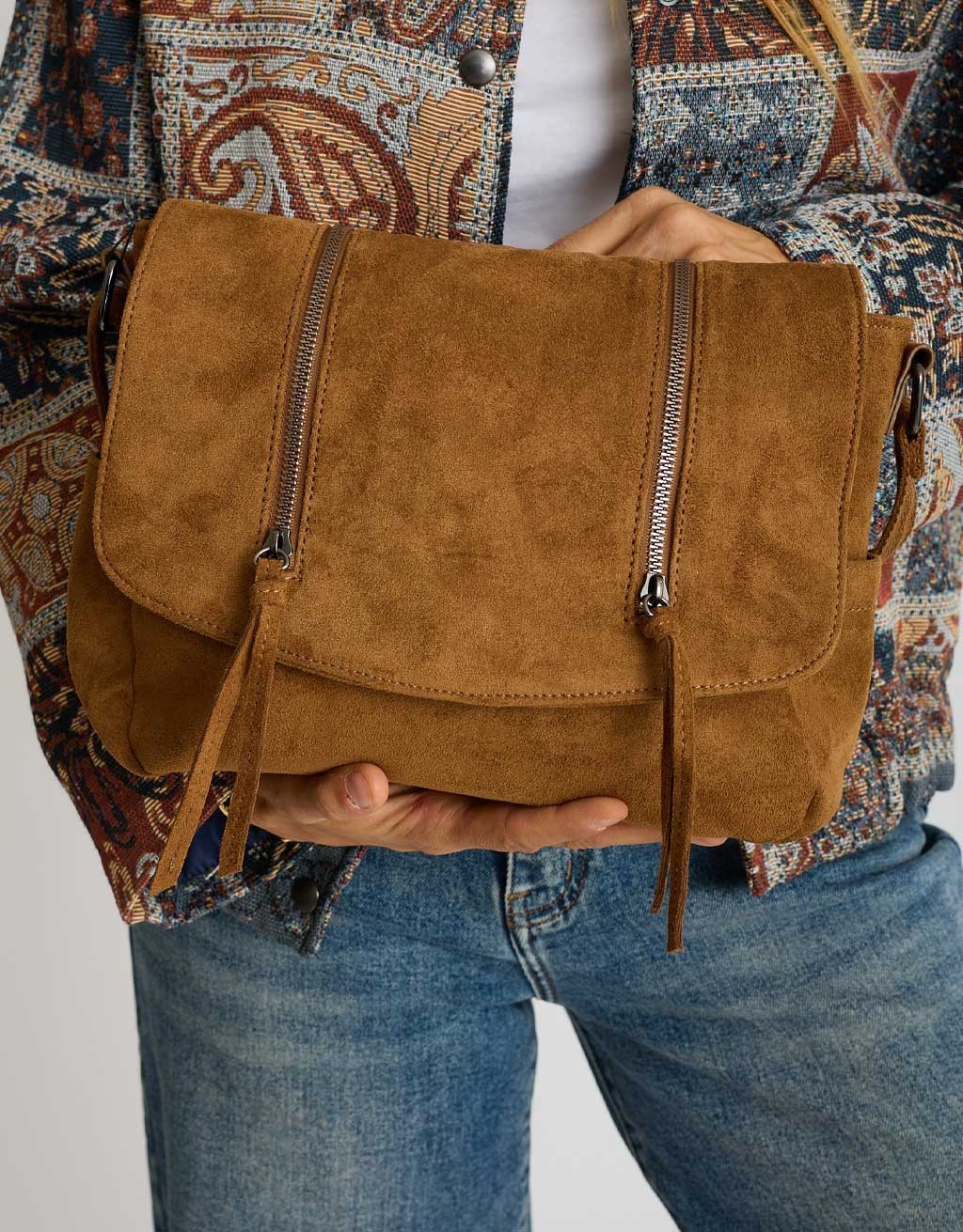 Borsa Crossbody Cerniere