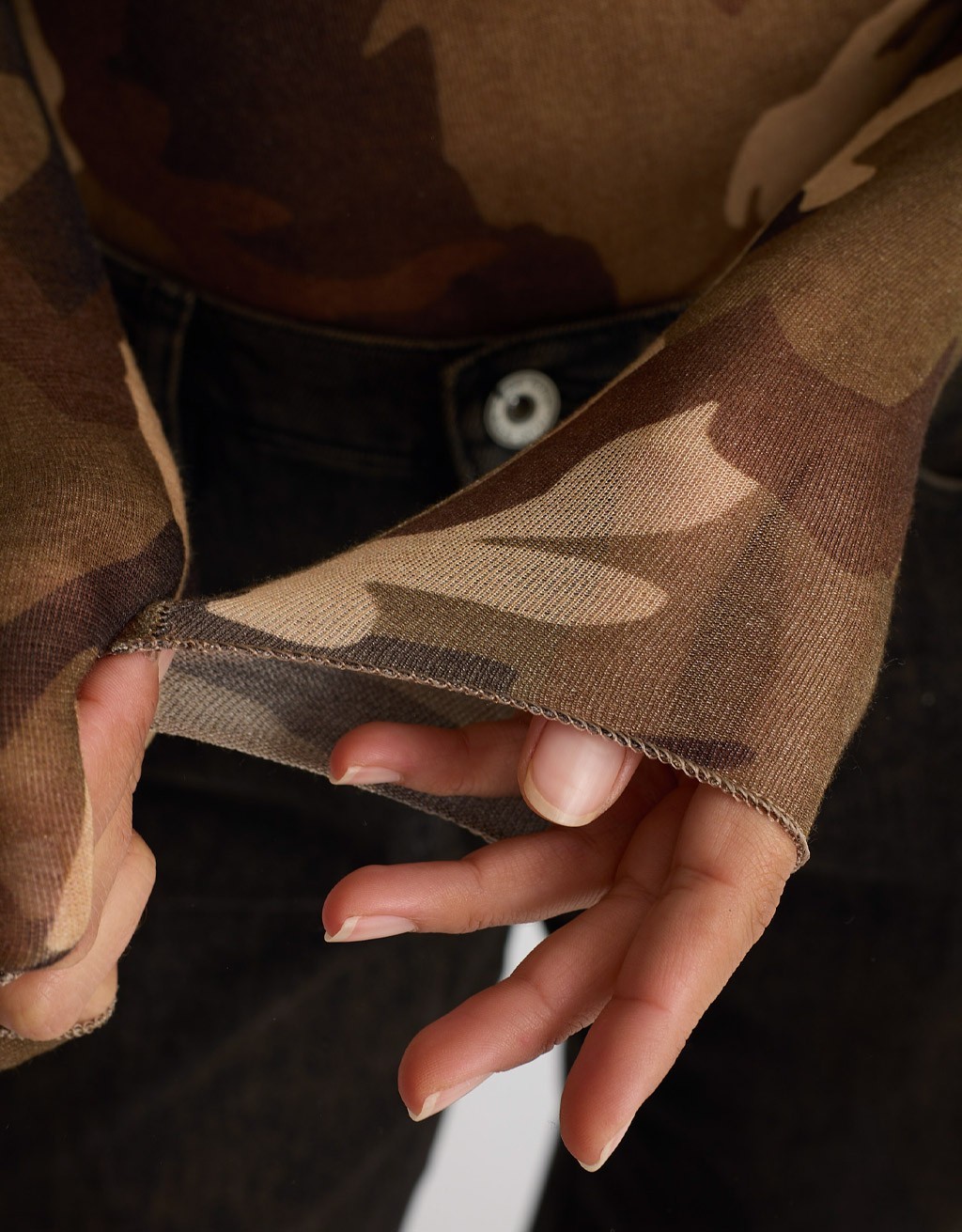 Maglia Cashmere Ultralight Mimetica
