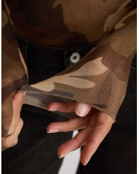Maglia Cashmere Ultralight Mimetica