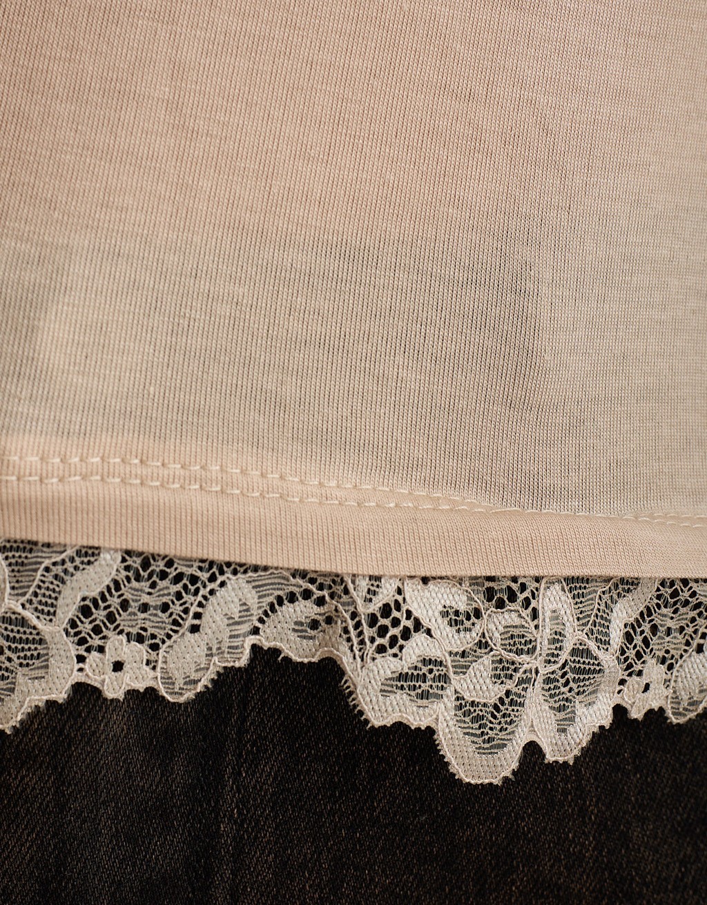 Maglia Serafino Ultralight Cashmere Con Pizzo