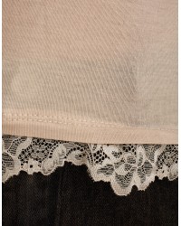 Maglia Serafino Ultralight Cashmere Con Pizzo