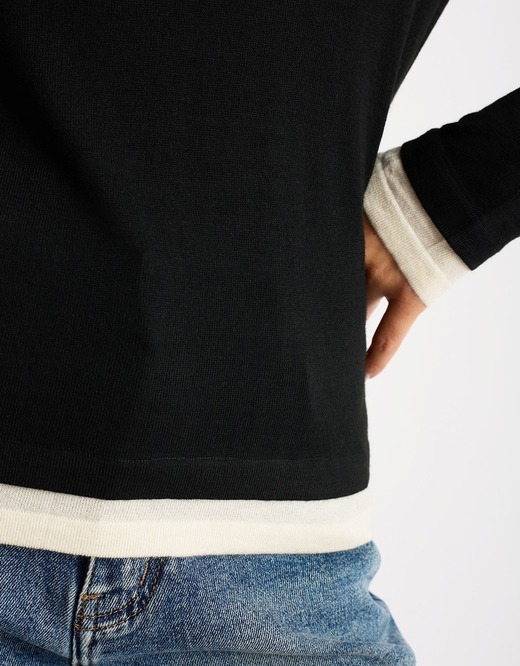 Maglioncino Cashmere Bicolore