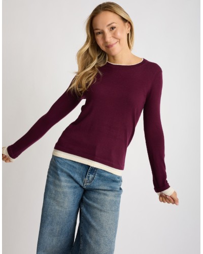 Maglioncino Cashmere Bicolore