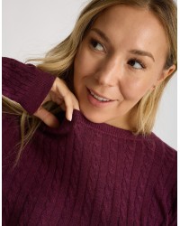 Maglioncino Misto Cashmere Treccine