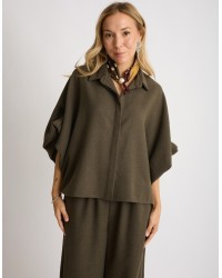 Giacca Camicia Manolana Spinata Manica Bombata