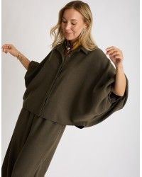 Giacca Camicia Manolana Spinata Manica Bombata