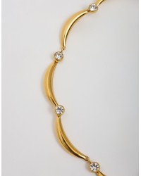 Collana Girocollo Mezzaluna Punto Luce