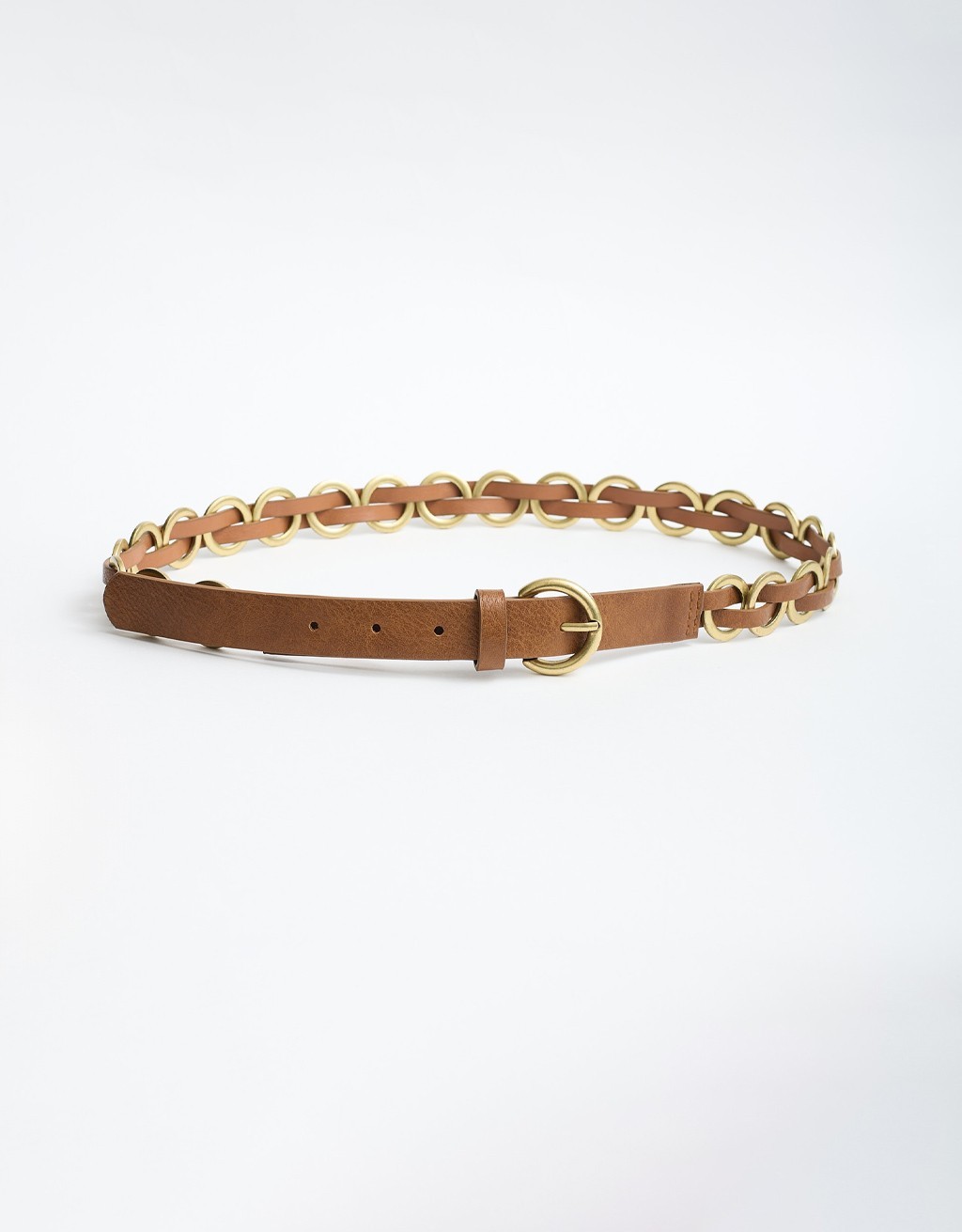 Cintura Anelli Metallici Intrecciata