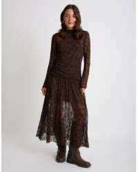 Abito Tulle Floccato