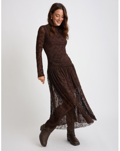 Abito Tulle Floccato