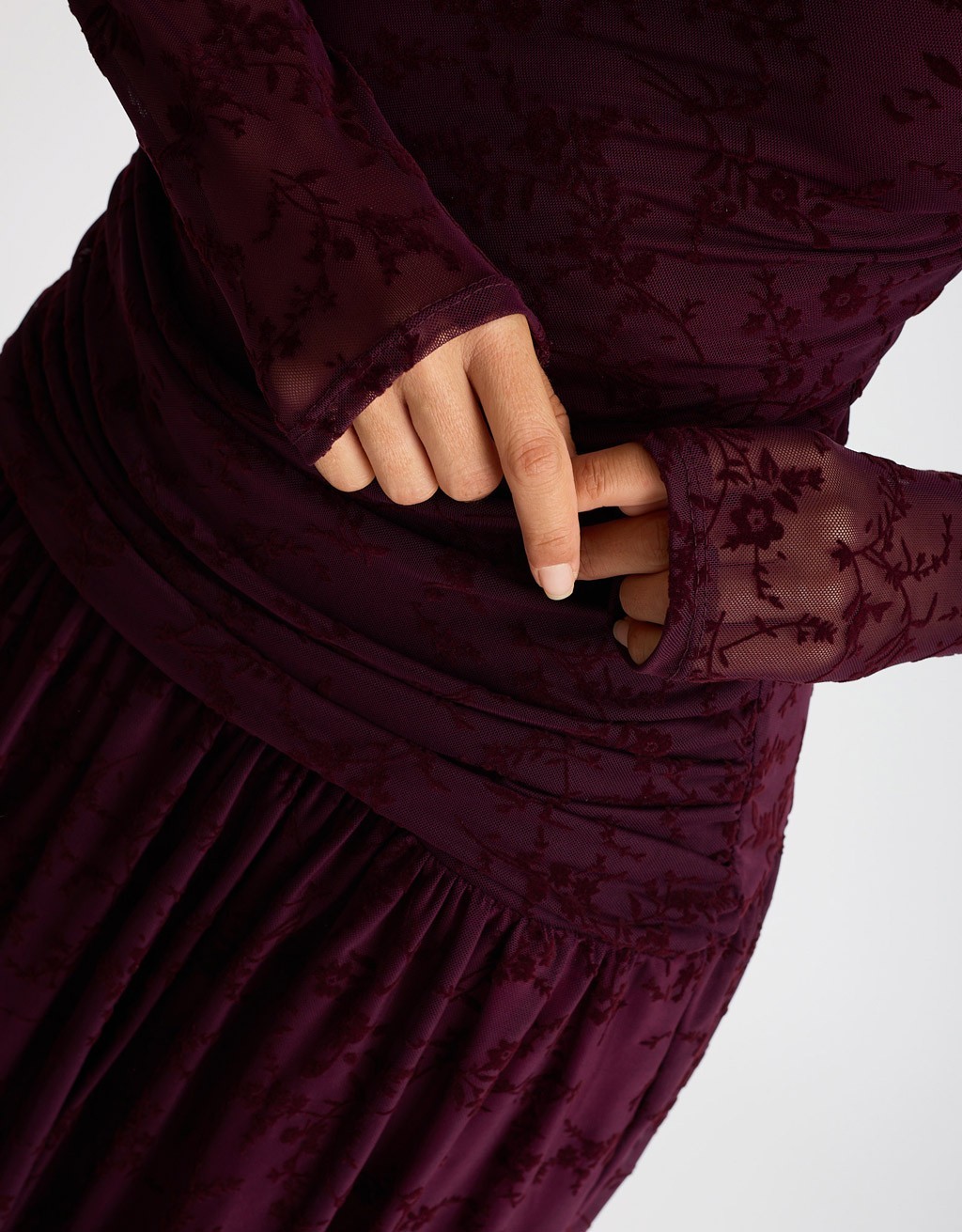Abito Tulle Floccato