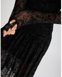 Abito Tulle Floccato