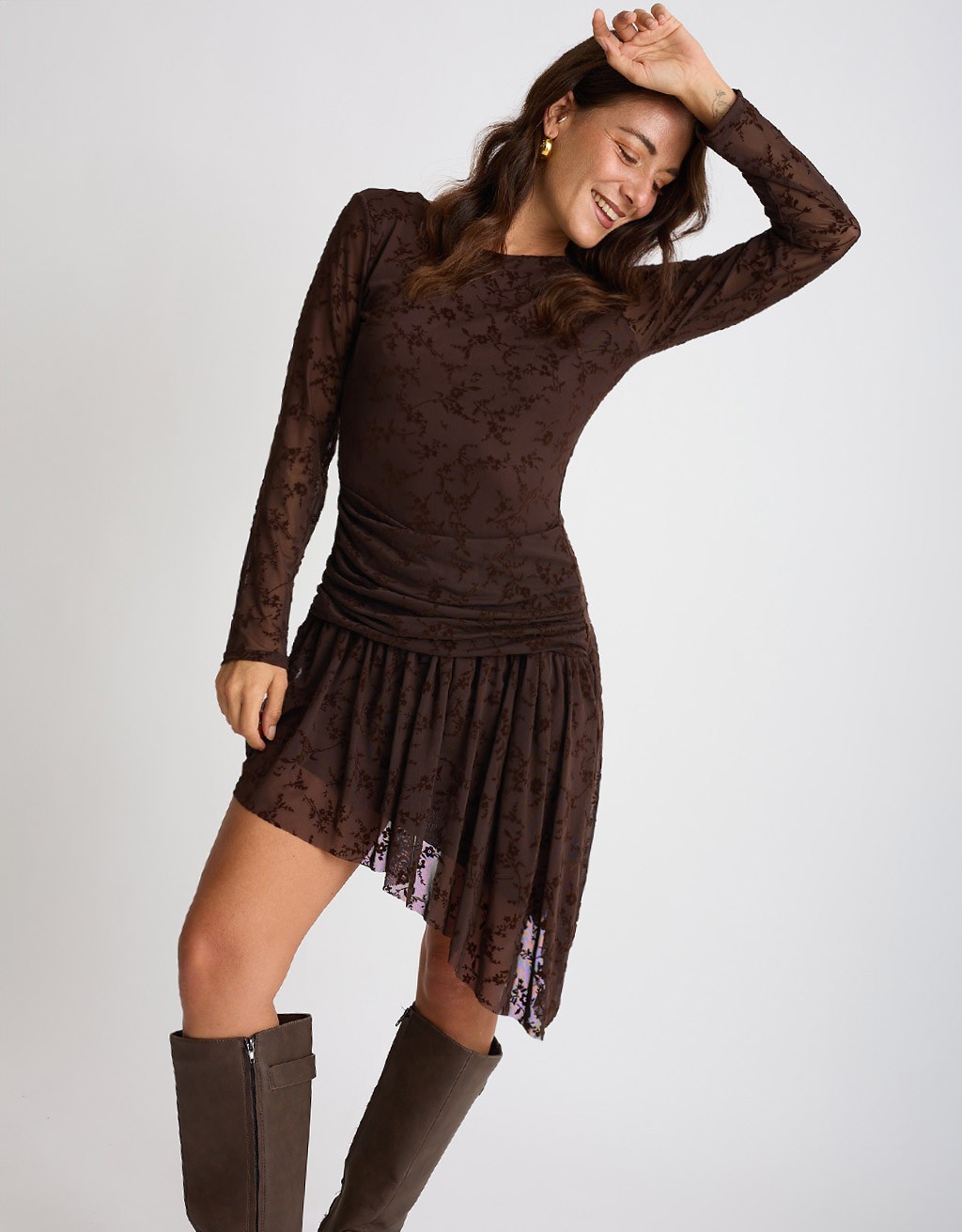 Abitino Tulle Floccato