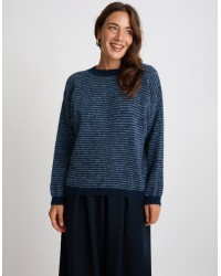 Maglione Righe Misto Lana