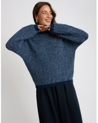 Maglione Righe Misto Lana