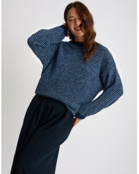 Maglione Righe Misto Lana