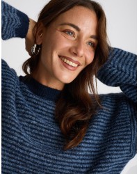 Maglione Righe Misto Lana