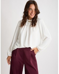 Camicetta Fluida Accessorio Collo
