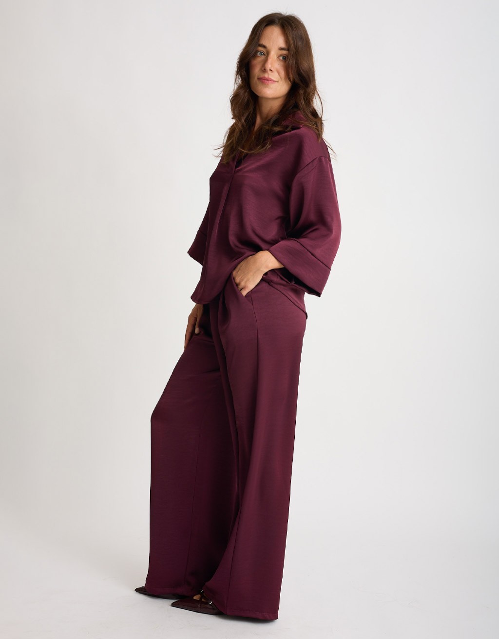 Pantalone Palazzo Raso Pesante