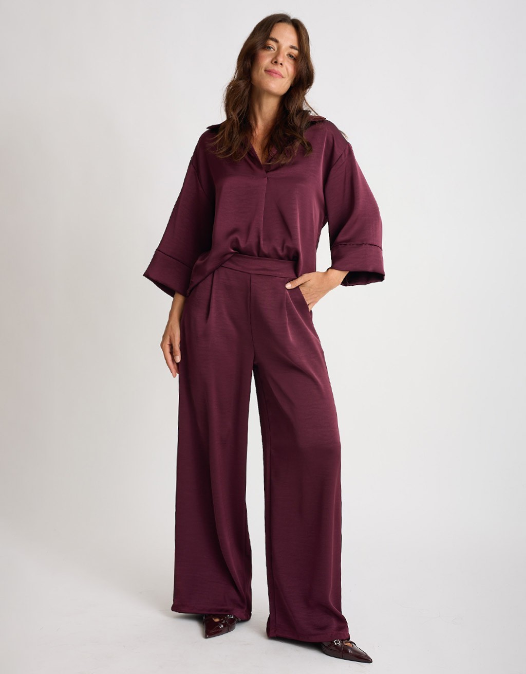 Pantalone Palazzo Raso Pesante
