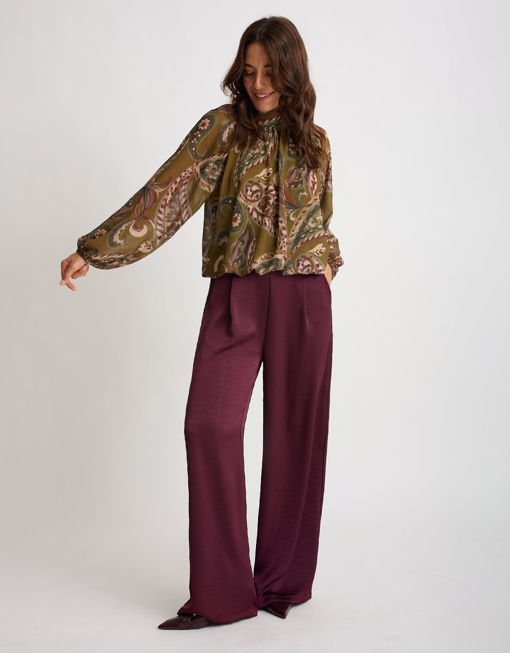 Pantalone Palazzo Raso Pesante