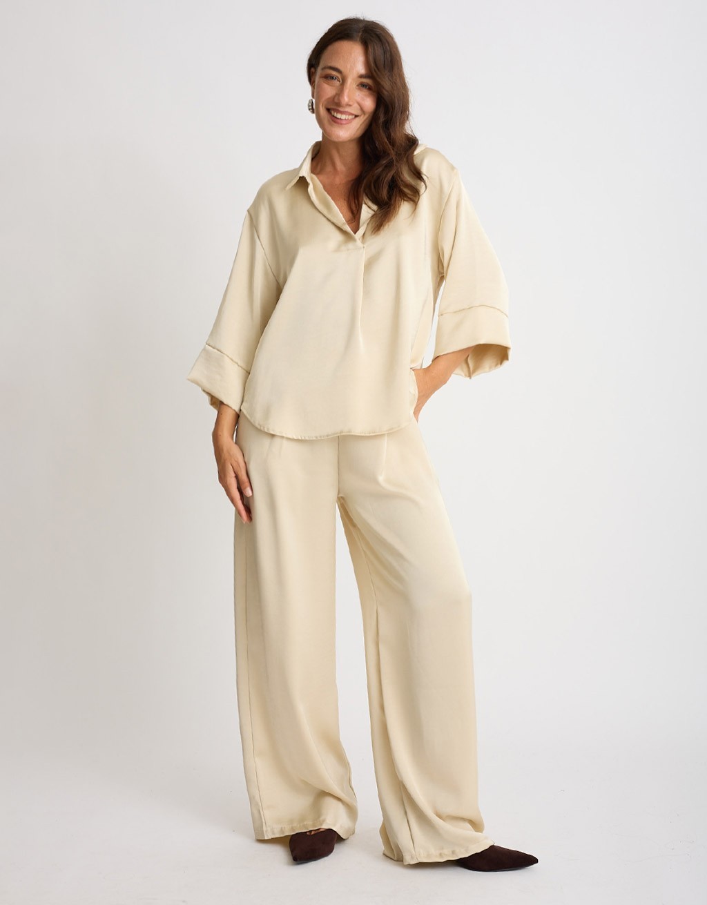 Pantalone Palazzo Raso Pesante