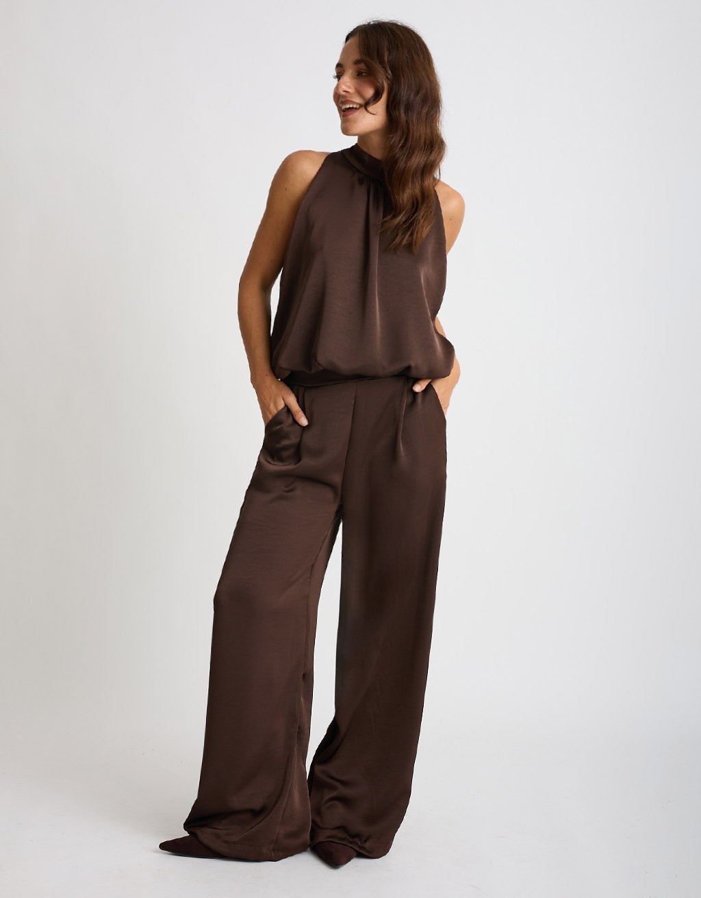 Pantalone Palazzo Raso Pesante