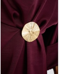 Abito Raso Pesante Accessorio