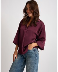 Camicetta Raso Pesante Kimono