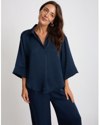 Camicetta Raso Pesante Kimono