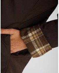 Trench Trapuntato Risvolti Check