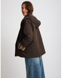Trench Trapuntato Risvolti Check