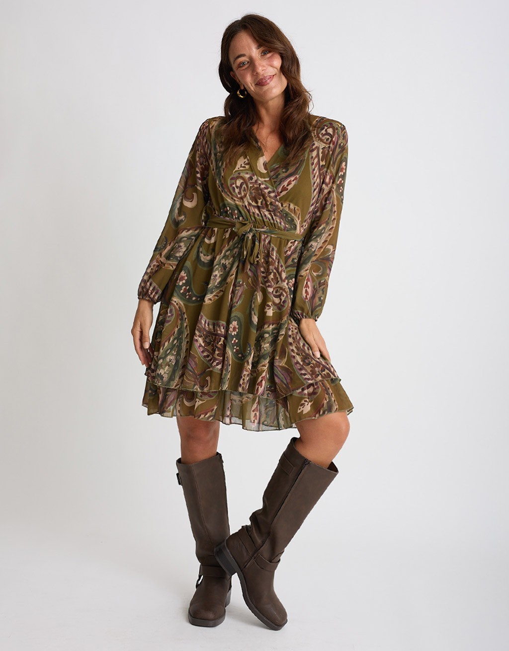 Abitino Incrocio Georgette Fantasia