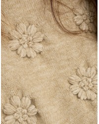 Maglione Ricamo Manica Palloncino