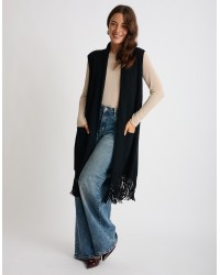 Cardigan Smanicato Frange