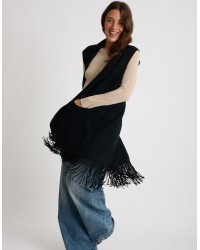 Cardigan Smanicato Frange
