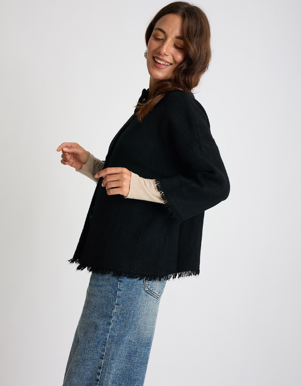 Giacca Maglia Sfrangiata