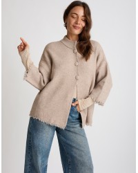 Giacca Maglia Sfrangiata