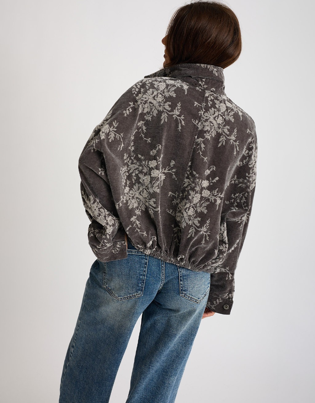Bomber Jacquard Floreale