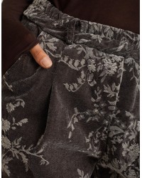 Pantalone Jacquard Floreale